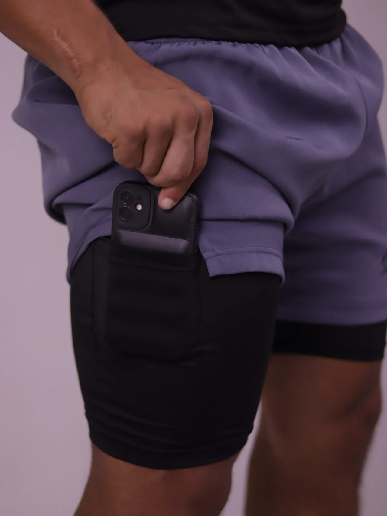 Short avec cycliste noir